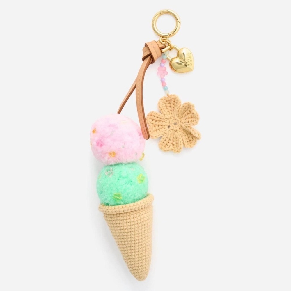 Stoney Clover Lane Ice Cream Cone Bag Charm